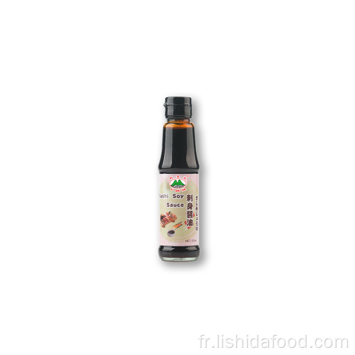 Sauce de soja de sushi de bouteille en verre de 150ml